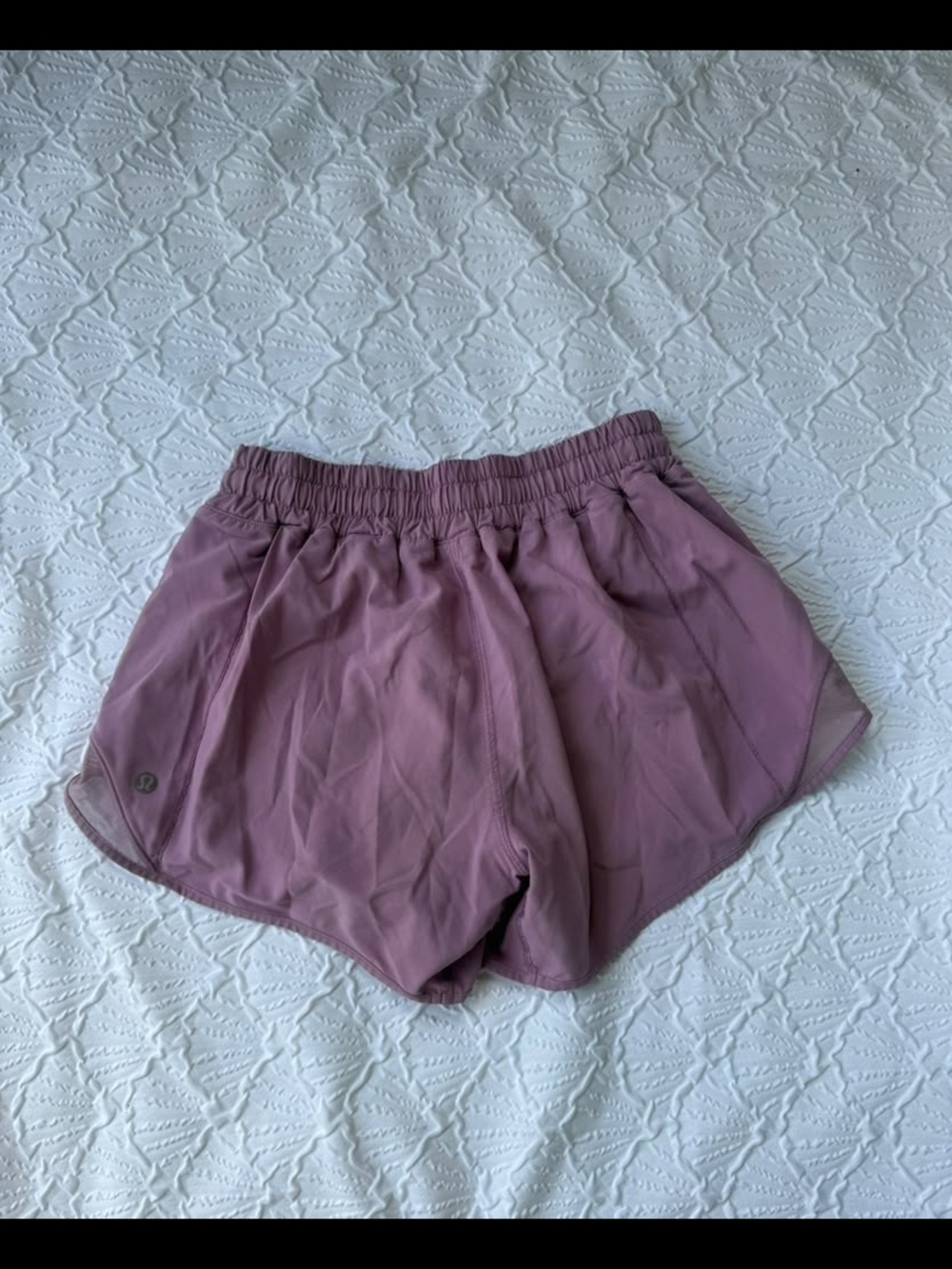 lululemon athletica Mauve Athletic Running Shorts - Picture 2 of 3